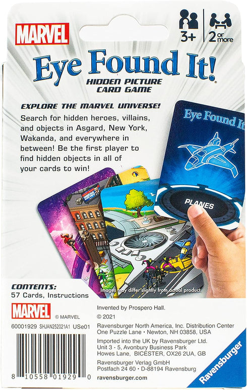 Ravensburger Marvel Eye Found It Card Game - Engaging Board Game for Children and Adults | Enhances Skill Development | Fun Family Entertainment |...