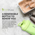 Eco Shake, your eco-friendly bottle: shaker bottle for the health-conscious & environmentally friendly. 100% biodegradable Wheat Straw, 20-ounce...
