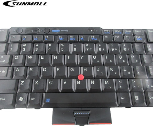 T410 Keyboard, New Laptop Keyboard with Pointer Compatible with Lenovo ThinkPad t410 t420 t510 t520 x220 t400 t420s US Layout Black...