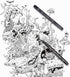 Bianyo Black Art Pen Set - 12 Assorted Sizes Fine Line Drawing, Upgraded Pigment Ink, Water-Resistant Archival Pens for Artists, Crafters, and Jou...