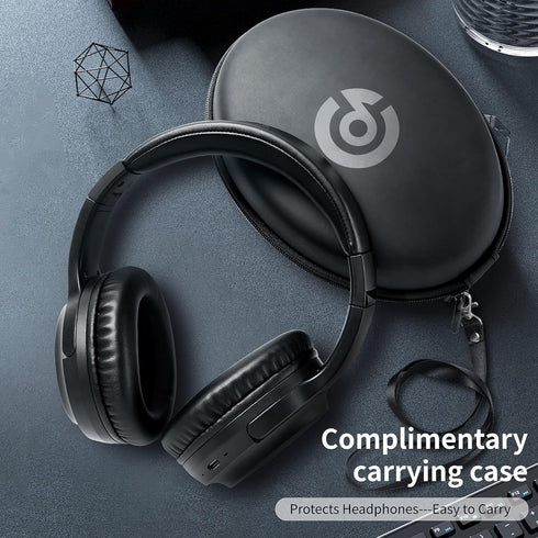 Bluetooth Headphones Over Ear 120H Playtime, Wireless Headphones with Microphone, Foldable Lightweight Wired Headphones with Headphones Case, HiFi...
