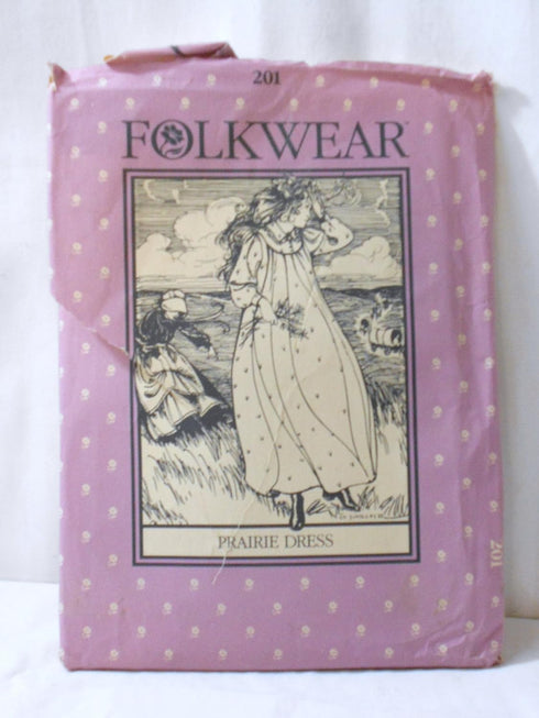 Sewing Pattern Folkwear 201 Prairie Dress and Nightgown...
