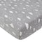 American Baby Company Heavenly Soft Chenille Fitted Crib Sheet 28" x 52", Warm and Cozy Neutral Chenille Sheet, Gray 3D Cloud, for Boys and Girls,...