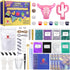 MUBYOK M139 57PCS Car Freshies supplies starter kit, DIY Freshie Making kit with Unscented Aroma Beads,Freshies Silicone Molds and Accessories (Ma...