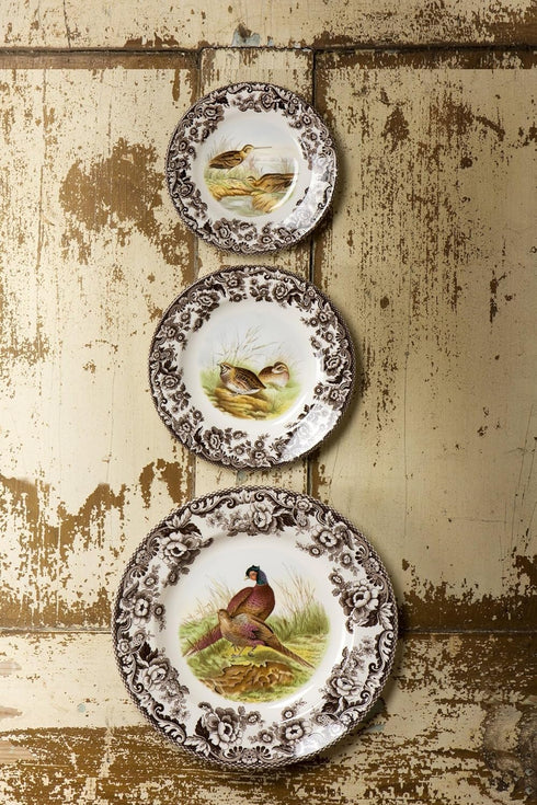 Spode Woodland Salad Plate, Pheasant Design - 9” Plate for Thanksgiving & Special Occasions, Fine Earthenware, Dishwasher & Microwave Safe, Excell...