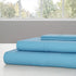 Brushed Microfiber Sheet Set- 3 Piece Bed Linens- Fitted & Flat Sheets, 1 Pillowcase-Wrinkle, Stain & Fade Resistant by Lavish Home (Twin, Light B...
