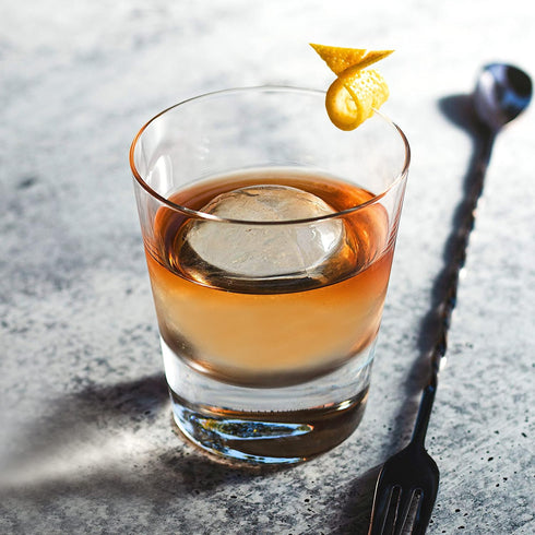 Zoku Set of 2 Silicone Ice Sphere Molds, Stackable 2.5-Inch Ice Ball Maker, Keep Drinks Colder Longer with Less Dilution, Leak-free, Easy-Release,...