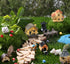 172Pcs Miniature Fairy Garden Accessories including 100Pcs Fixed Pins, modacraft Fairy Garden Kit Fairy House Animal Figurines Mini Landscape for ...
