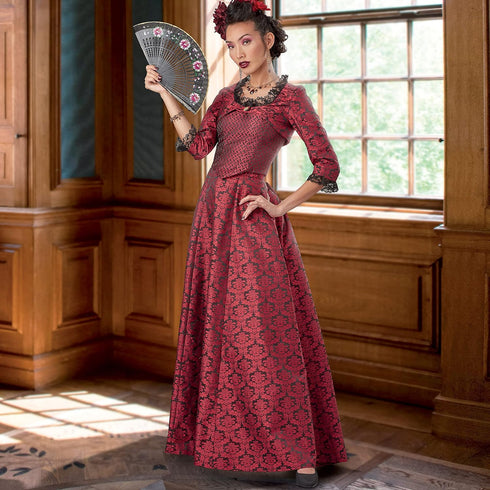Simplicity Misses' Bolero, Corset, and Skirt Kit, Code 9247 Sewing Pattern, Sizes 14-22, White...