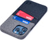 Dockem Wallet Case for iPhone 12 Pro Max: Built-in Metal Plate for Magnetic Mounting & 2 Credit Card Holders: 6.7" Luxe M2, Canvas Style Synthetic...