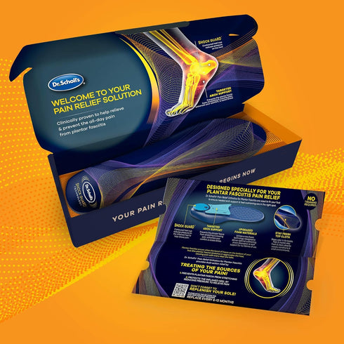 Dr. Scholl's Plantar Fasciitis Sized to Fit Pain Relief Insoles // Shoe Inserts with Arch Support for Men and Women, 1 Count...