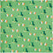 Jacob Alexander Men's Happy Saint Patrick's Day Leprechaun Hat Ireland Flag Diagonal Pattern Pocket Square - Green...