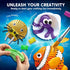 12 Kids Sea Shell Painting Kit-Glow in The Dark-Arts & Crafts for Boys and Girls Ages 6-12, 8-12, Art Supplies, Kids Craft Paint Kits, Creative Ar...