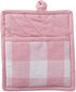 DII Buffalo Check Kitchen Collection, Classic Farmhouse Kitchen Set, Potholder, One Size, Pink &White, 2 Piece...