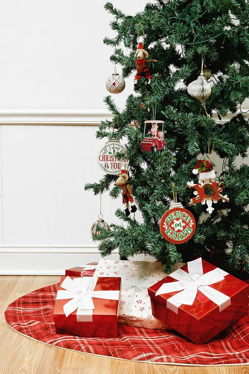 Gallerie II Fore The Holidays Santa Claus Golf Cart Christmas Tree Ornament Xmas Festive Winter Holidays Humor Funny Cute Tree Hanging Ornament Ho...