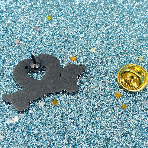 Cute Dachshund Pin with Heart Shape - Animal World Series - Enamel Lapel Pin - Plated Badge for Clothing, Bags, and Lanyards...