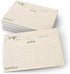 321Done 5x7 Recipe Cards (Set of 50) Rustic Kraft Tan Modern Contemporary - From the Kitchen Of - Double-Sided for Weddings, Bridal Shower, Baby, ...