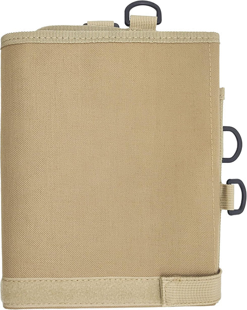 Tactical Badge Board Folding Mat Badge Holder Badge Patch Velvet Fabric Adhesive Sheet Self Adhesive Felt Fabric (Brown)...