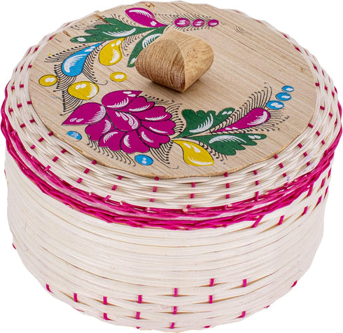 Genuine Mexican Handwoven Tortillero with added Styrofoam Insulation, Fiesta Mexican Tortilla Warmer, Tortilla Holder, Tortilla Keeper,Tortilleros...