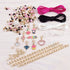 Make It Real - Juicy Couture Pink and Precious Bracelets - DIY Charm Bracelet Making Kit - Friendship Bracelet Kit with Charms, Beads & Cords - Ar...
