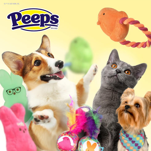 Peeps for Pets Call My Peeps Dog T Shirt - Teal Blue Dog T Shirt for Dogs Soft and Comfortable Machine Washable Dog Shirt - Officially Licensed Pe...