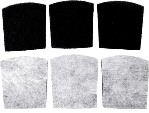 HQRP 6-pack Carbon Filter compatible with Hamilton Beach Parts # 04290, 04290G, 04291G, 04294G, 04230FS, 04230G, 04234G fits True Air 04530GM, 045...