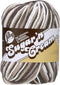 Lily Sugar'n Cream Super Size Ombres Yarn, 3 oz, Chocolate Ombre, 1 Ball...
