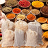 24 Pieces Spice Bags for Cooking Cheesecloth Bags for Straining Reusable Empty Tea Bags Drawstring Soup Bags Muslin Bags (3 x 4 Inch, 5 x 6 Inch)...