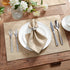 Elrene Home Fashions Caiden Elegance Damask Fabric Napkins (Set of 4), 17" x 17", Taupe 4 Count...