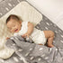 American Baby Company Heavenly Soft Chenille Sherpa Receiving Blanket, 3D Gray, 30" x 35", Warm and Cozy for Boys and Girls, Ideal for Baby Carrie...