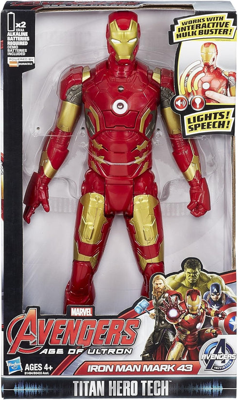 Marvel Avengers Age of Ultron Titan Hero Tech Iron Man 12 Inch Figure...
