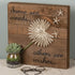 Primitives by Kathy Distressed Wood Slat Sign - 'Some see weeds...' with Hand-Strung Heart, Wall Art & Desk Decor for Home...
