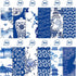 Chinese Blue and White Porcelain Scrapbook Paper Pad,24 Pcs Double-Sided Decopodge Paper,Cardstock Paper for Scrapbooking DIY Decorative Backgroun...