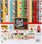 Echo Park Paper Company Back to School Collection Kit paper, 2-x-2, Blue/Black/Red/Green/Yellow, 12-x-12"...