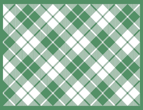 Alinacutle Plaid Block Silkscreen Stencil,Reusable Self-Adhesive Silk Screen Printing, for Printing on Wood/Fabric/Paper, Home Decoration, Christm...
