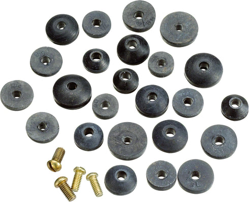 Plumb Pak PP20521 PlumPak Beveled Faucet Washer Assortment, Rubber, 3-1/4" x 4-1/2"...