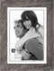 Malden International Designs Linear Rustic Wood Picture Frame, 5x7, Rough Gray...