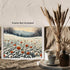 Posterizer 1 pcs-snowy winter flowers scene in oil painting style-1-Landscape & Nature Art-Floral & Botanical Art- Dining Room Decor- unframed wal...