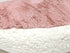 Tache Pink Heart Shaped Pillow - Faux Fur White Fleece Valentine's Romantic Super Soft Stuffed Light Blush Dusty Rose Furry Pillow 16x14 Pink Hear...
