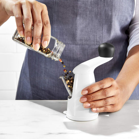 OXO Good Grips Pepper Mill with Rotating Handle...