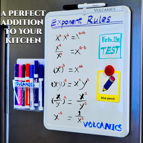 Dry Erase Board, 14.1” x 11” whiteboard Small White Board, Magnetic White Board for Kids, Mini Whiteboard for Fridge, Locker, A Dry Erase Marker I...