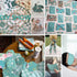 Hanjunzhao Green Fat Quarters Fabric Bundles, Precut Quilt Sewing Quilting Fabric, 18 x 22 inches (Green Floral)...