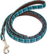 Puppy Leash for Small Dogs - StrawberryEC Cute Leather Peacock Green Plaid Leashes (Leash-Peacock Green)...