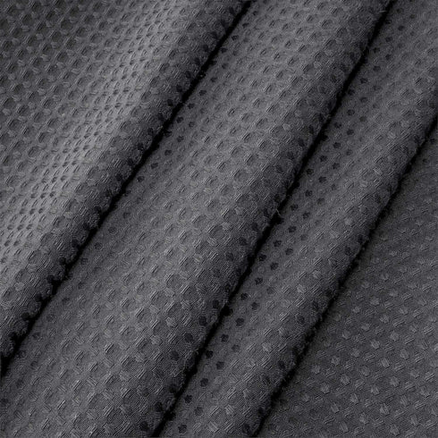 River Dream Heavyweight No Hooks Required Dotted Waffle Weave Shower Curtain with Snap in Liner -Stall 54W x 80H,Hotel Grade,Spa Like Bath Curtain...