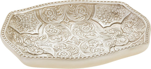 Creative Scents Victoria Soap Dish for Bathroom, Decorative Dry Bar Holder- Durable Resin Design - Best Dishes for Sink/Bath/Shower/Bathtub Décor...