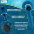 U.S. Pool Supply Corner Vacuum Head Brush with Stainless Steel Bristles, Adjustable Suction Ring - Scrub Remove Calcium Buildup, Rust Stains on Co...