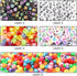 TOAOB 1200pcs 4 Colors Cube Letter Beads Acrylic Alphabet Beads for Bracelets Making with Pony Beads and 1 Roll Elastic String for Jewelry Making...