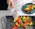 New Star Foodservice 36312 Wood Handle Flexible Grill Turner/Spatula, 14.5-Inch, Perforated...