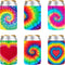 QualityPerfection Can Cooler Sleeve (6 Pack) 12 Oz Neoprene Collapsible Cooler Can, Insulated Can Holder, 4mm Thick Beer &Soda Can Cover, Police C...