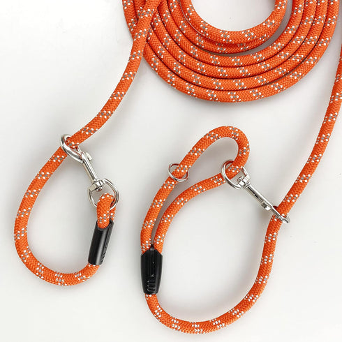 Long Rope Dog Leash for Dog Training 12FT 20FT 30FT 50FT, Reflective Threads Dog Cat Leashes Tie-Out Check Cord Recall Training Agility Lead for L...